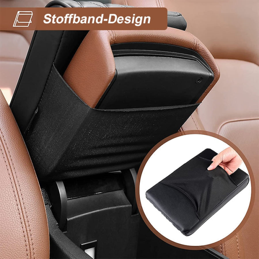 Memory foam armrest box for vehicles