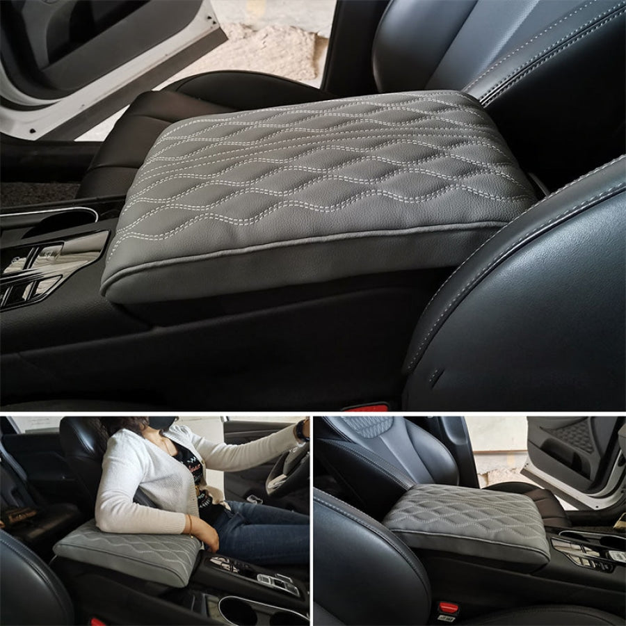 Memory foam armrest box for vehicles