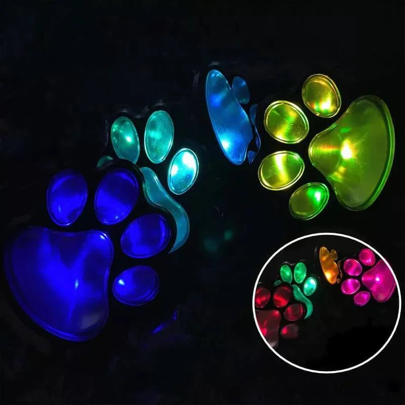 Paw Print Garden Solar Lights