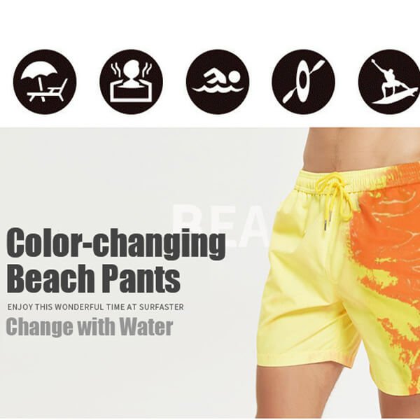 Men's Color Changing Swim Trunks