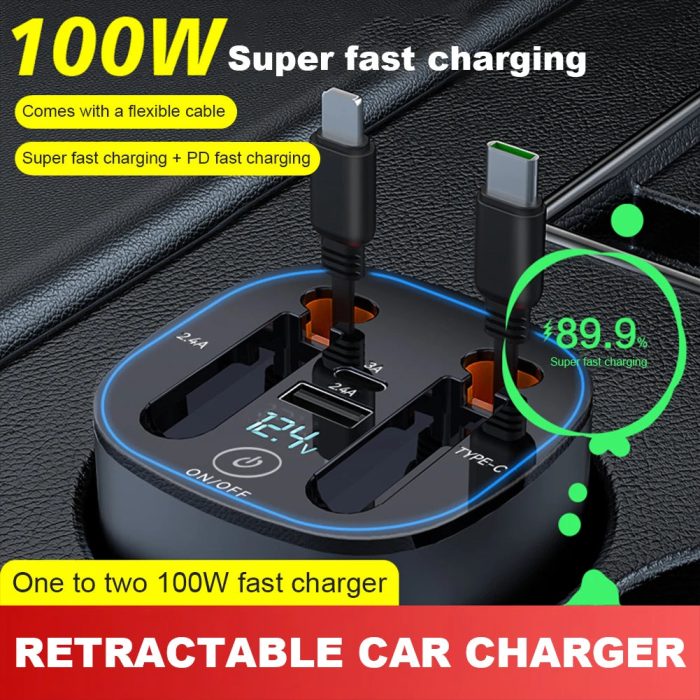 Retractable Car Fast Charge