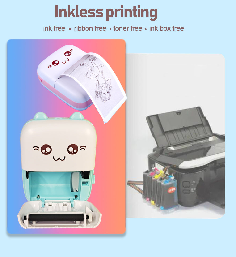 Inkless Thermal Printer