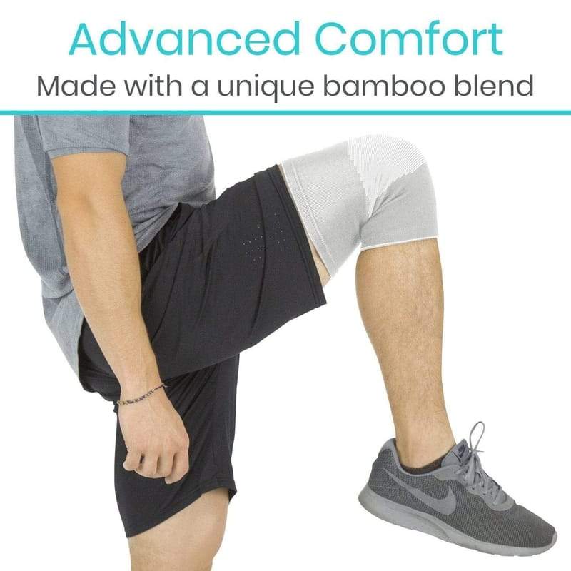 Bamboo Compression Knee Sleeve (Pack Of 2)