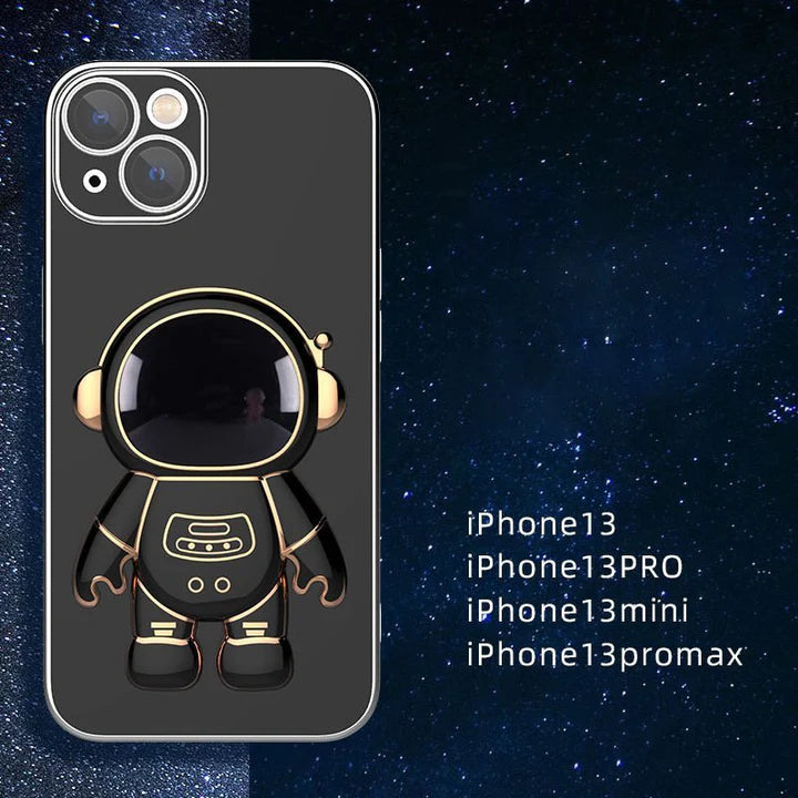 Astronaut Hidden Stand Case Cover for iPhone