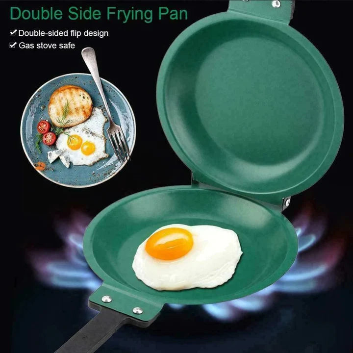 Double-sided pancake pan