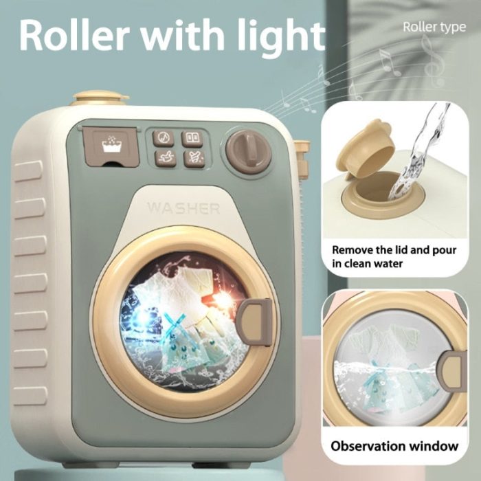 Mini Rotatable Kids Washing Machine Toy