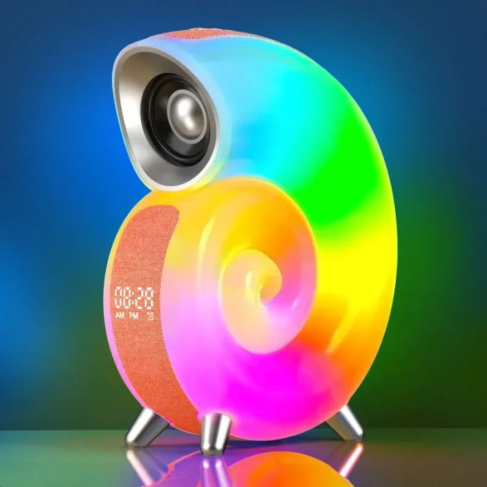 Colorful Sea Shell LED Bluetooth Smart Speaker