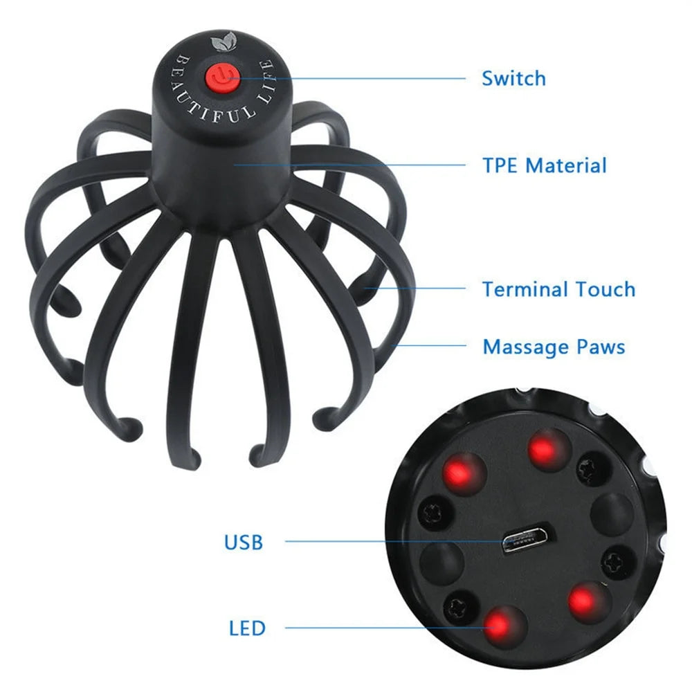 Electric Hair Stimulation Head Massager