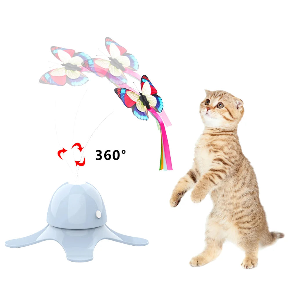 Butterfly Electric Rotating Cat Toys