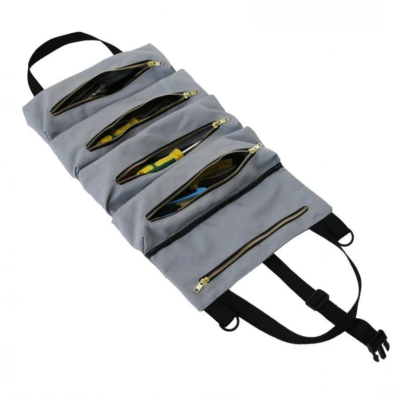 Roll up tool bag