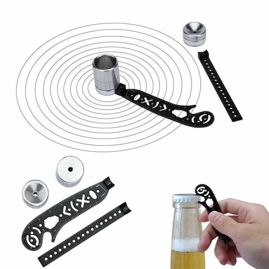 Multi-function drawing ruler